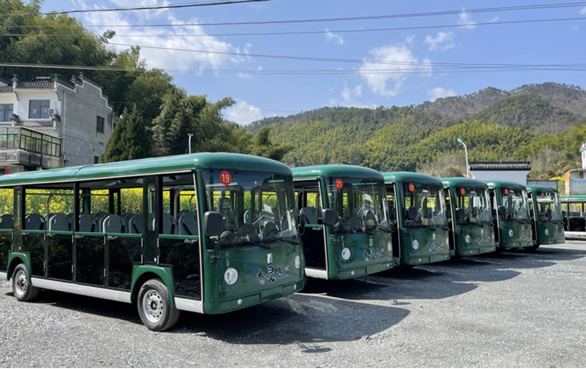 益高电动观光车助阵大灵山景区升级旅游体验